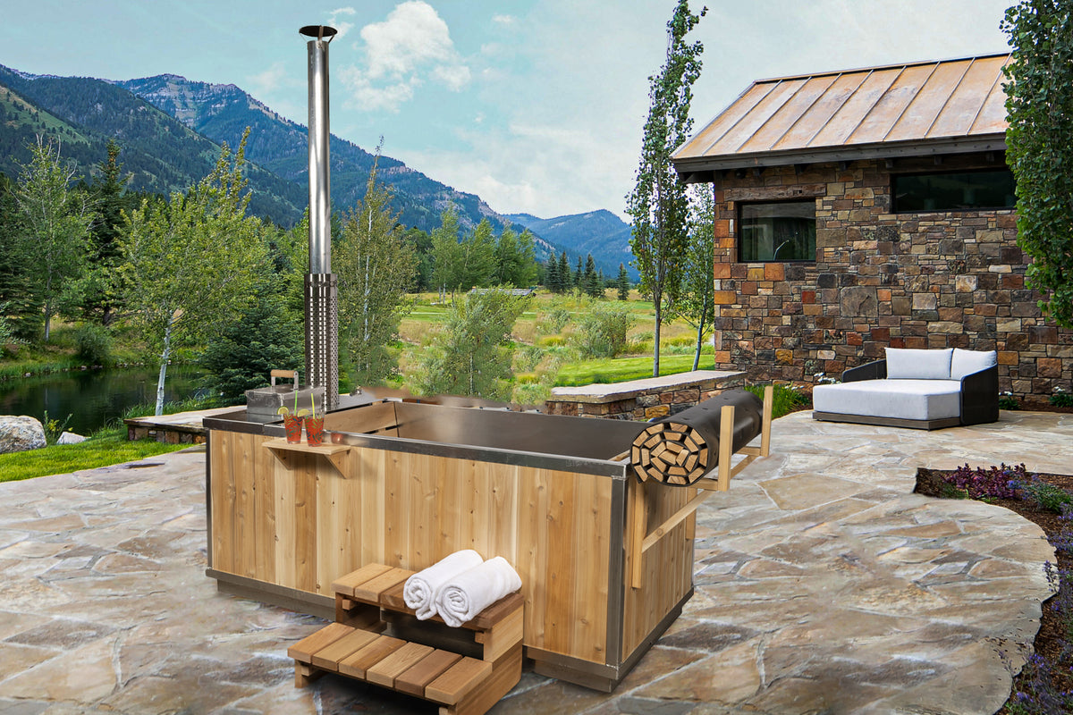 Starlight Wood-Burning Hot Tub | Canadian Timber