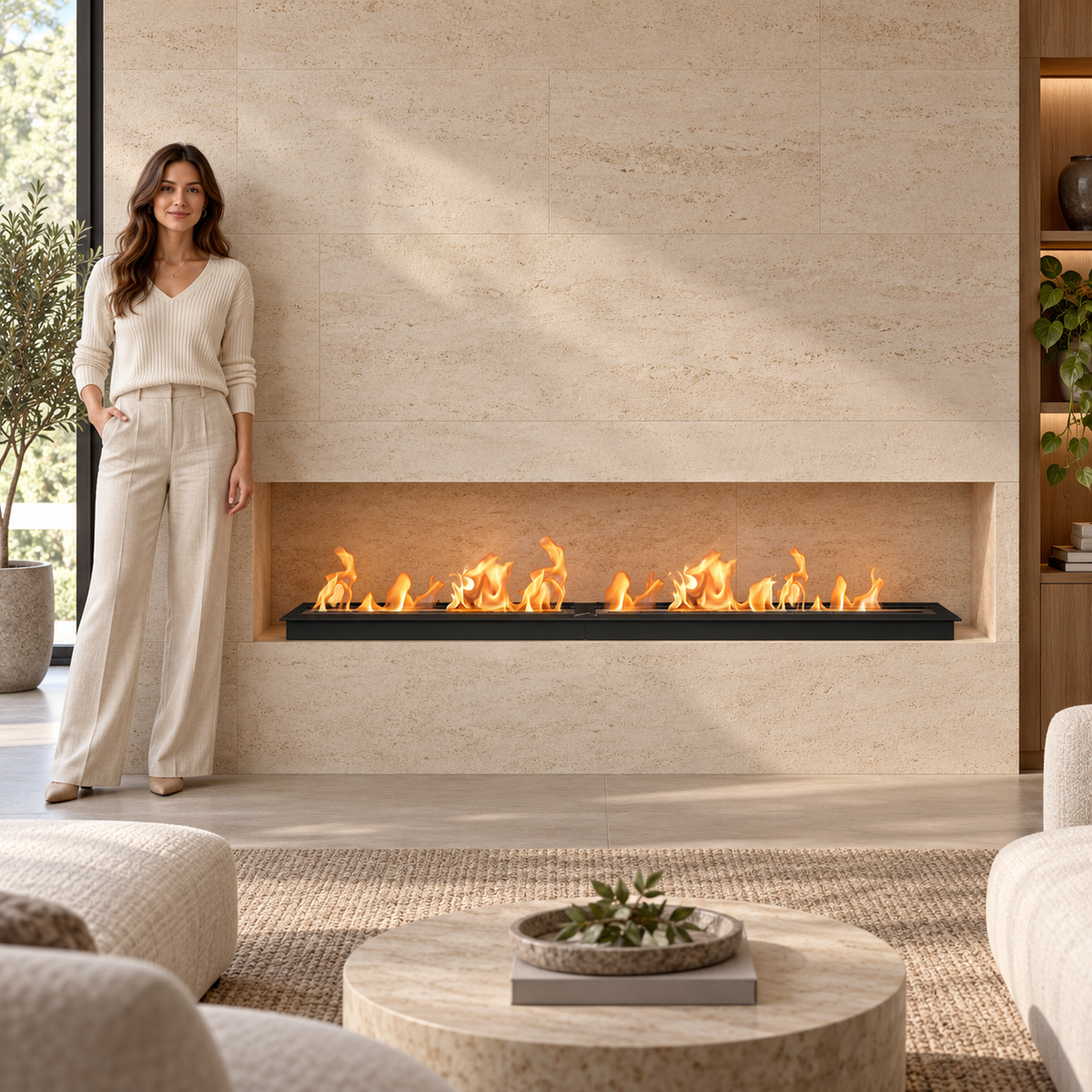 72” Bioethanol Burners
