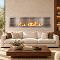 96-Inch Single-Sided Bioethanol Fireplace Firebox