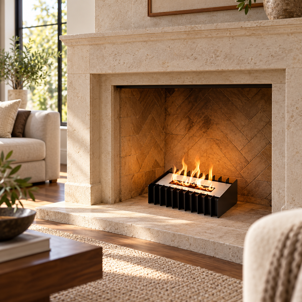Bio Flame 13-Inch Bioethanol Fireplace Grate Kit