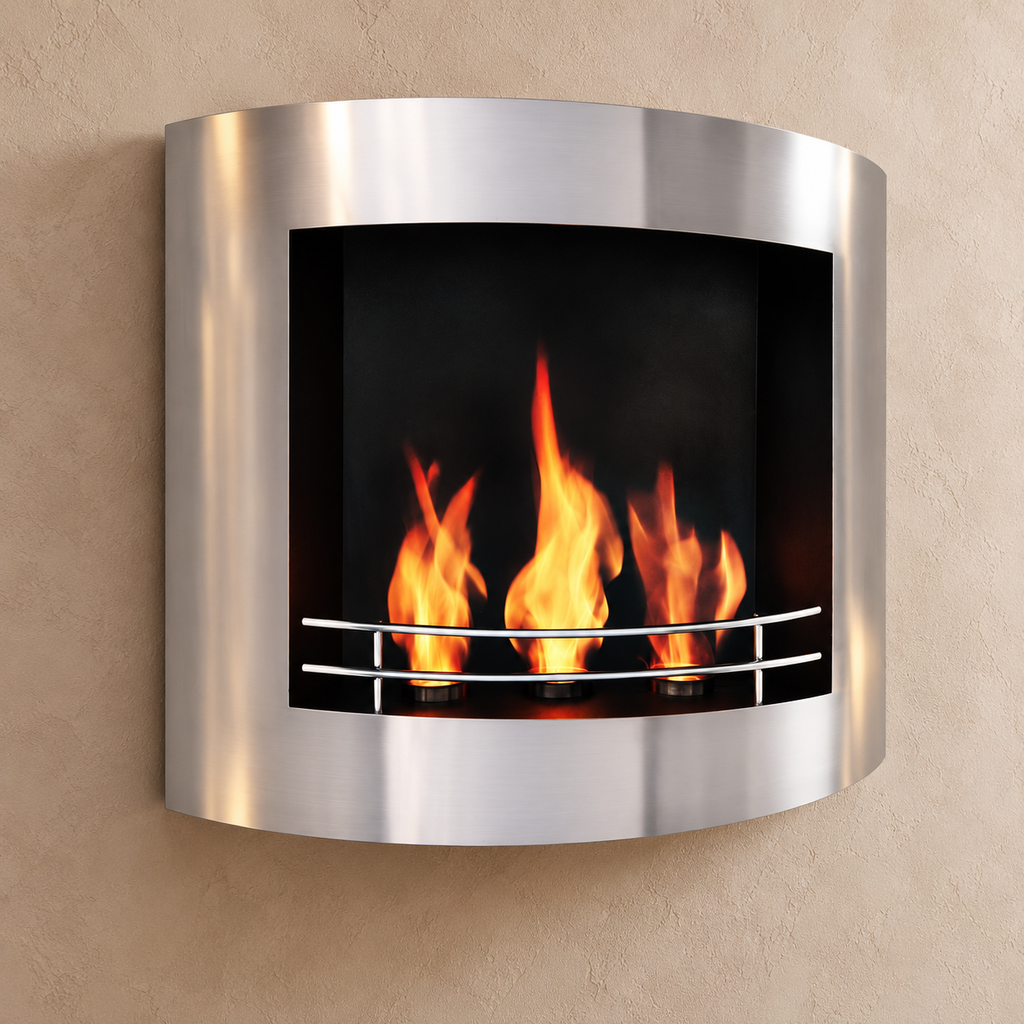 Prive Wall-Mounted Bioethanol Fireplace