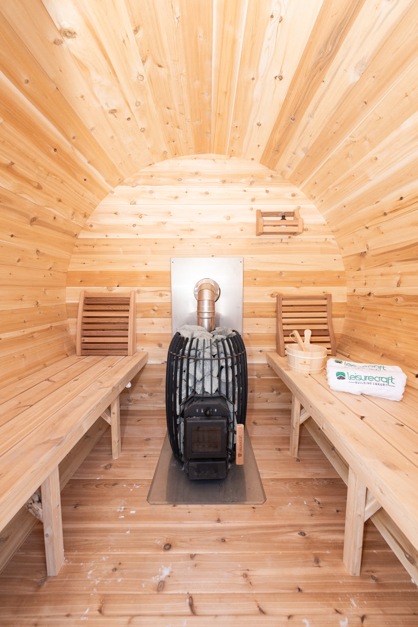 CT Elation Barrel Sauna | Flat Floor