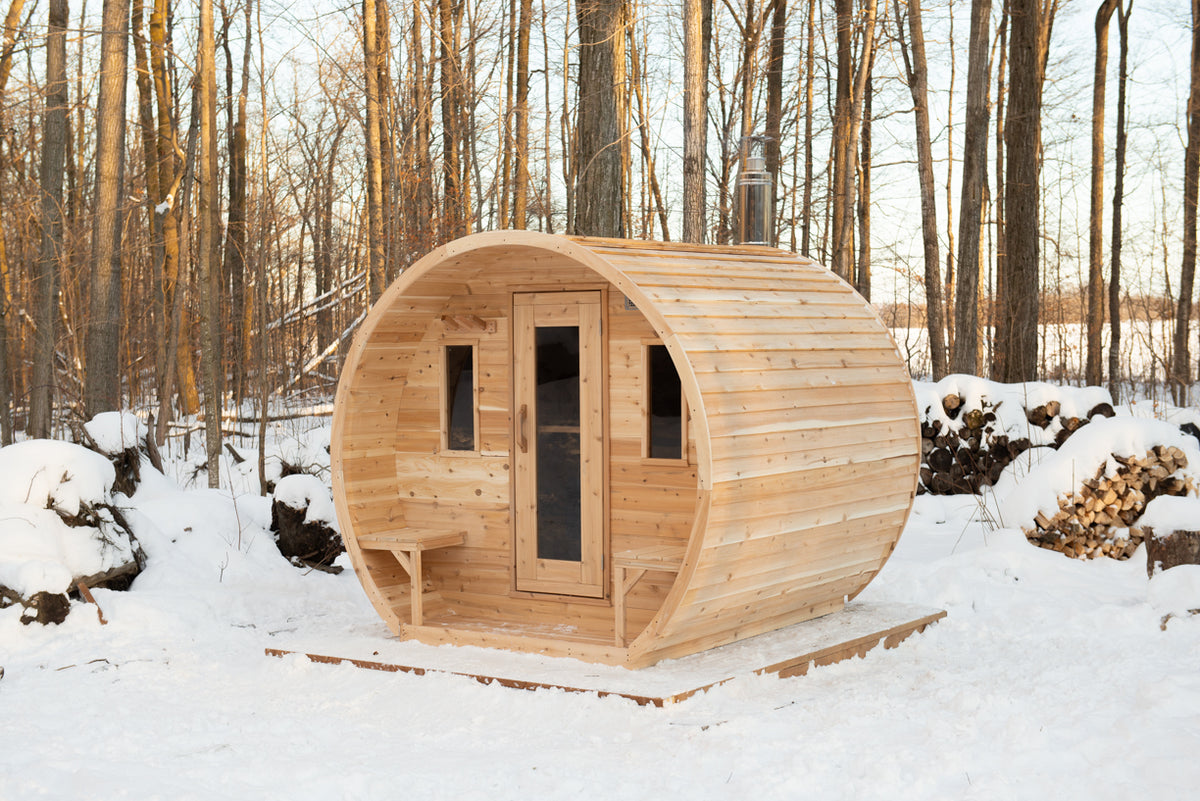 CT Elation Barrel Sauna | Flat Floor