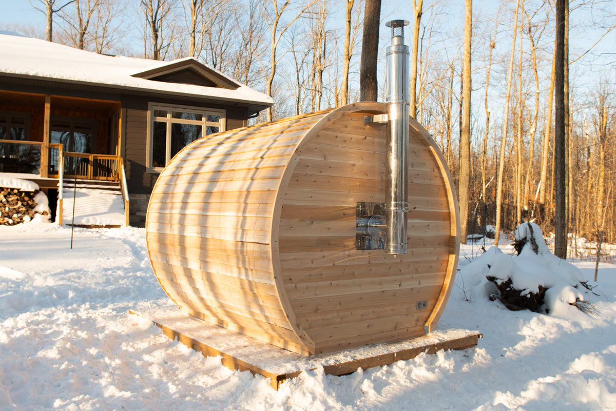 CT Elation Barrel Sauna | Flat Floor