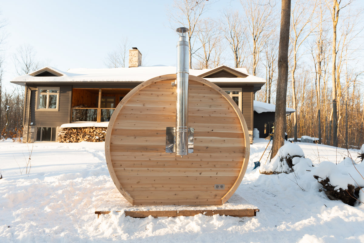 CT Elation Barrel Sauna | Flat Floor