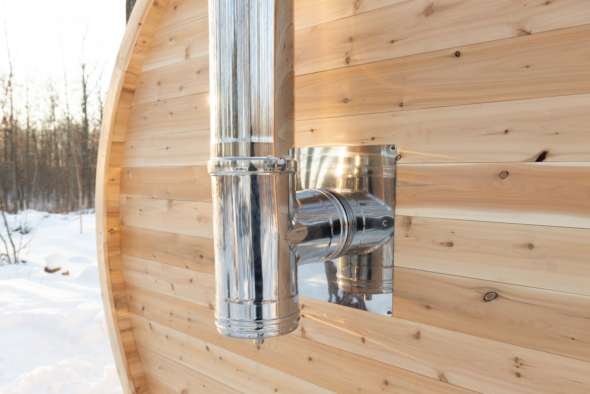CT Elation Barrel Sauna | Flat Floor