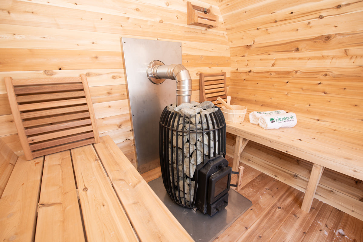 CT Elation Barrel Sauna | Flat Floor