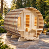 Tranquility White Cedar Barrel Sauna