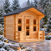 Georgian Cabin Sauna with Porch