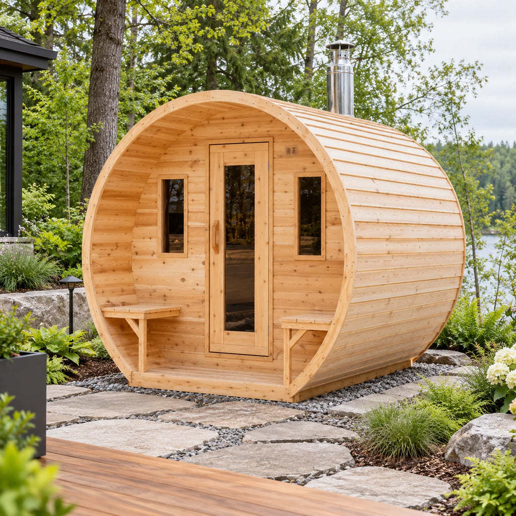 CT Elation Barrel Sauna | Flat Floor