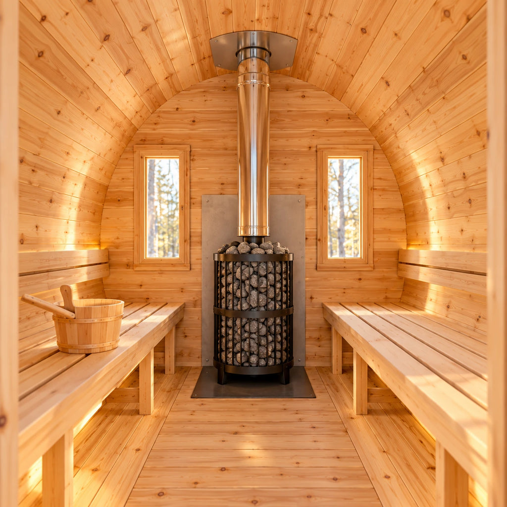 CT Elation Barrel Sauna | Flat Floor