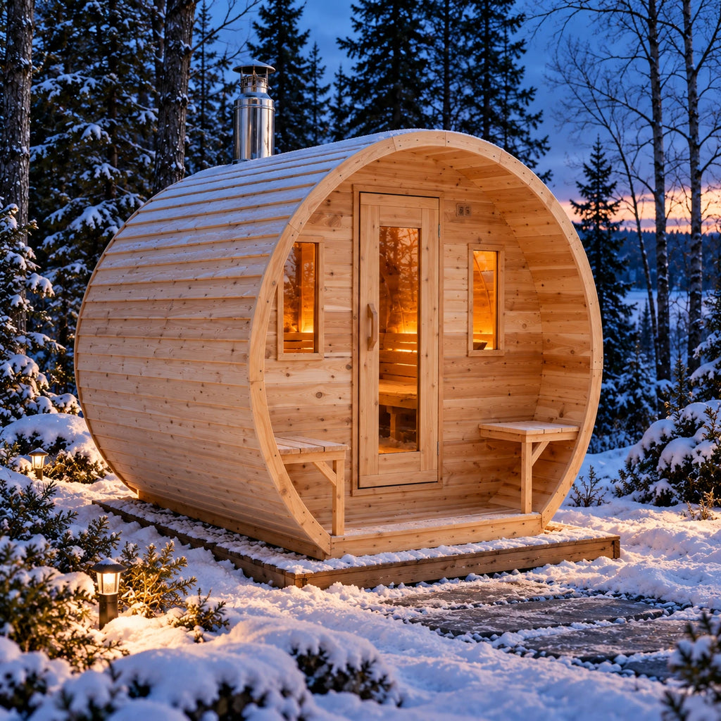 CT Elation Barrel Sauna | Flat Floor